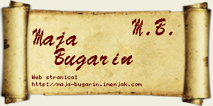 Maja Bugarin vizit kartica